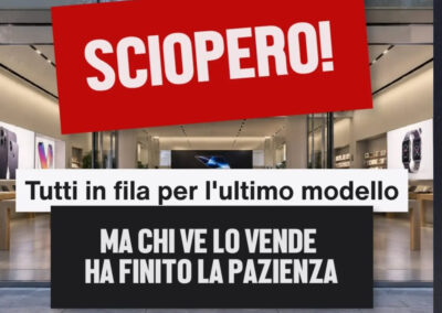 Sciopero in Apple per il lancio dell’iPhone: venerdì 18 incrociano le braccia anche i 70 lavoratori di Orio al Serio